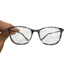 Scott Harris Europa SH-742 C1 Blue Tortoise Eyeglass Frames 49-16-132